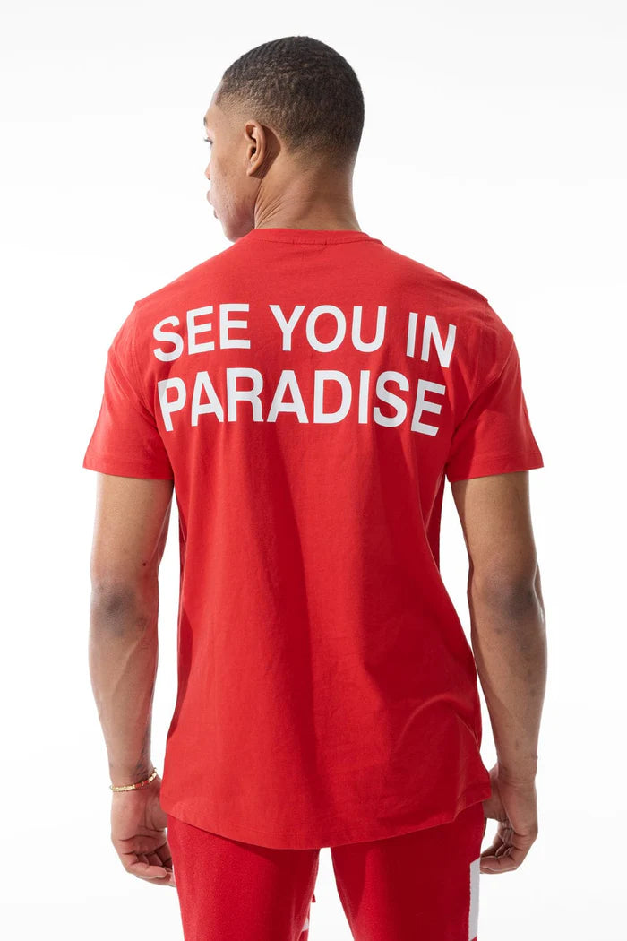 JORDAN CRAIG SEE YOU IN PARADISE T-SHIRT MULTI COLORS