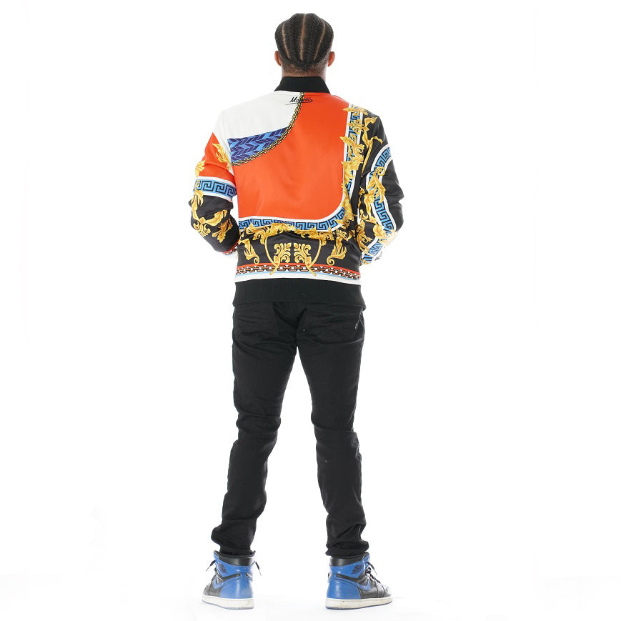 Makobi M4630 Greek Reversible Jacket - Black/Red