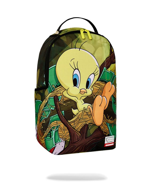 SPRAYGROUND LOONEY TUNES TWEETY MONEY NEST SHARK DLXR BACKPACK