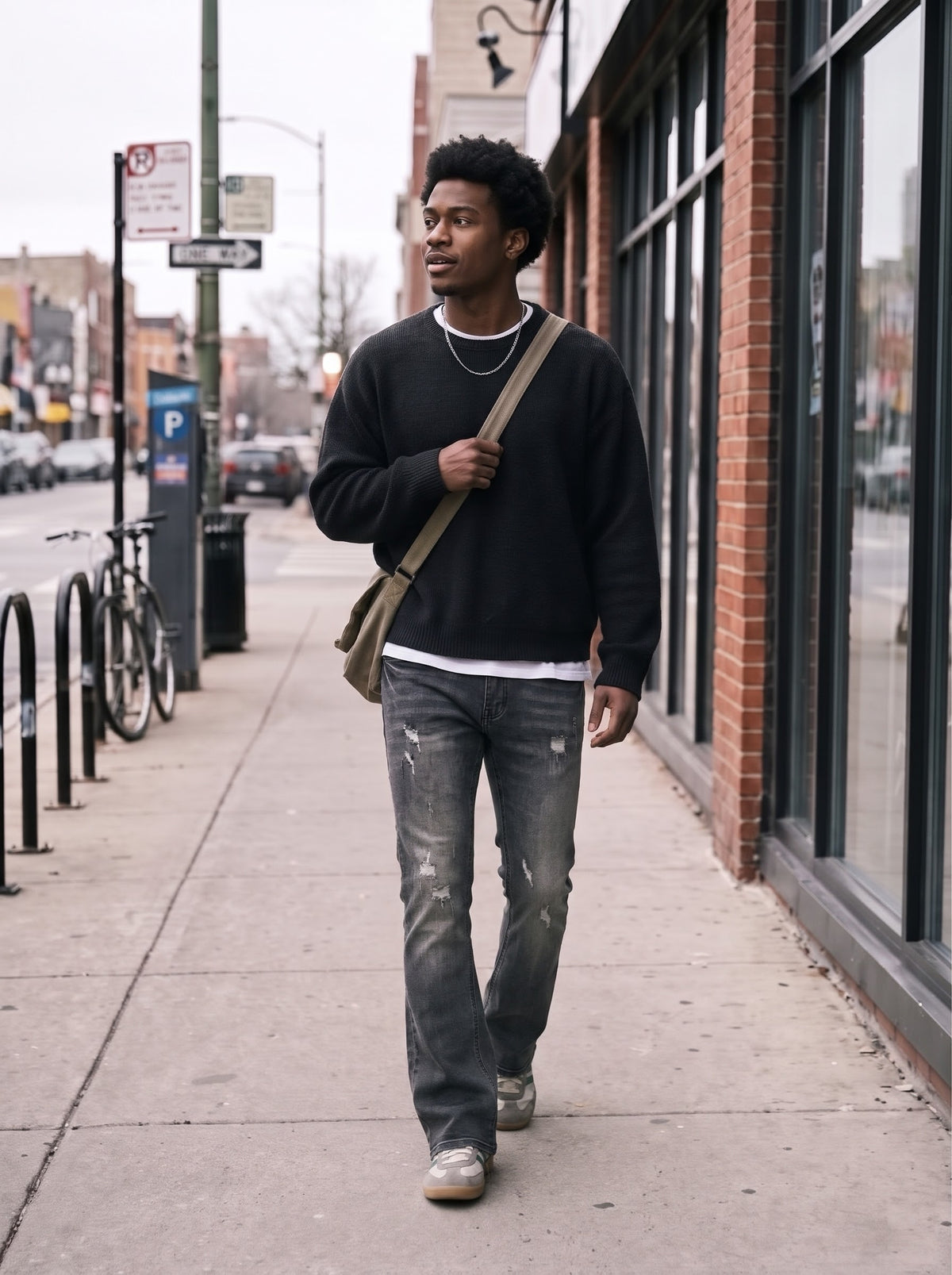Pj Mark Premium Rip & Repair Stacked Jeans Multi Colors