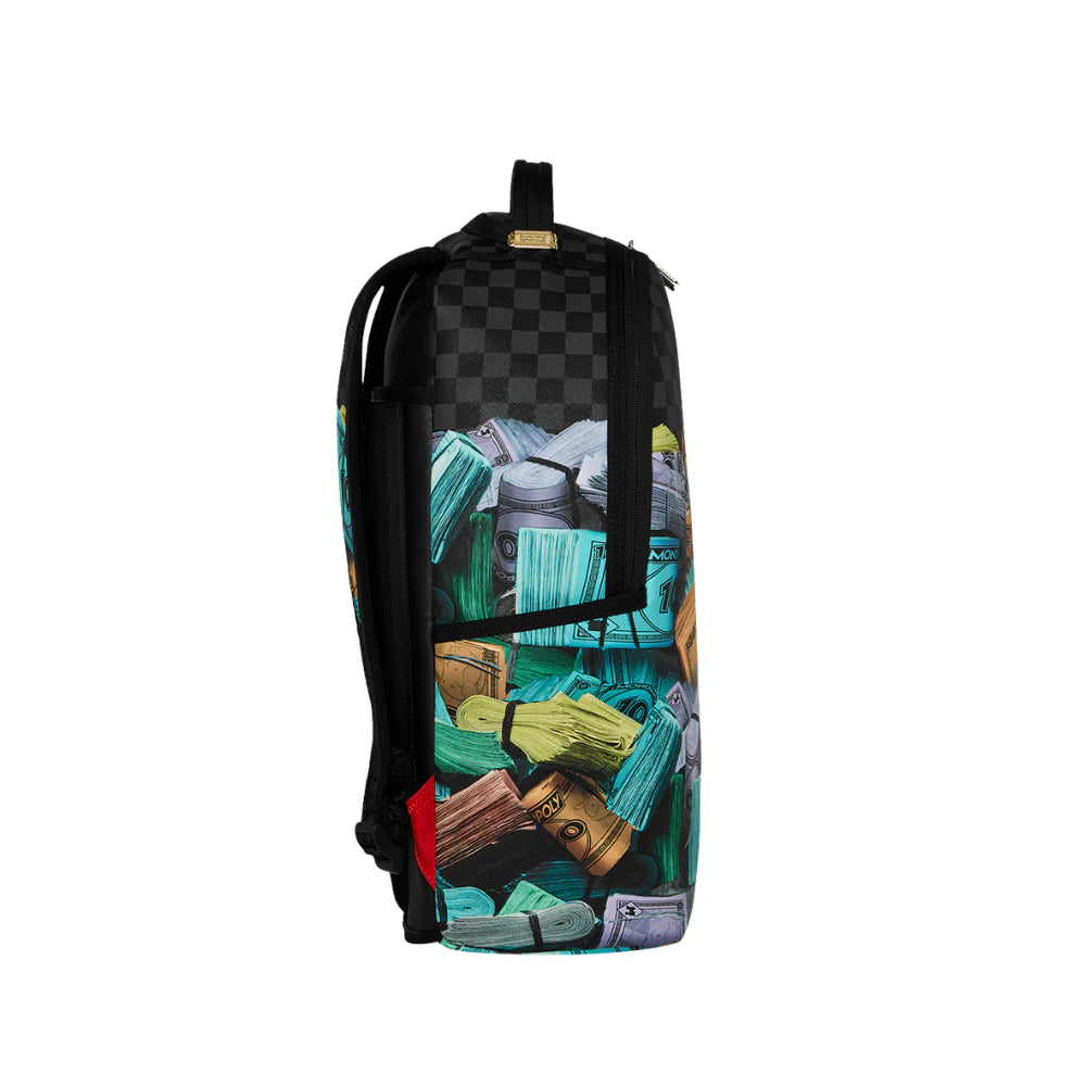 Sprayground Monopoly Money Stacks Backpack