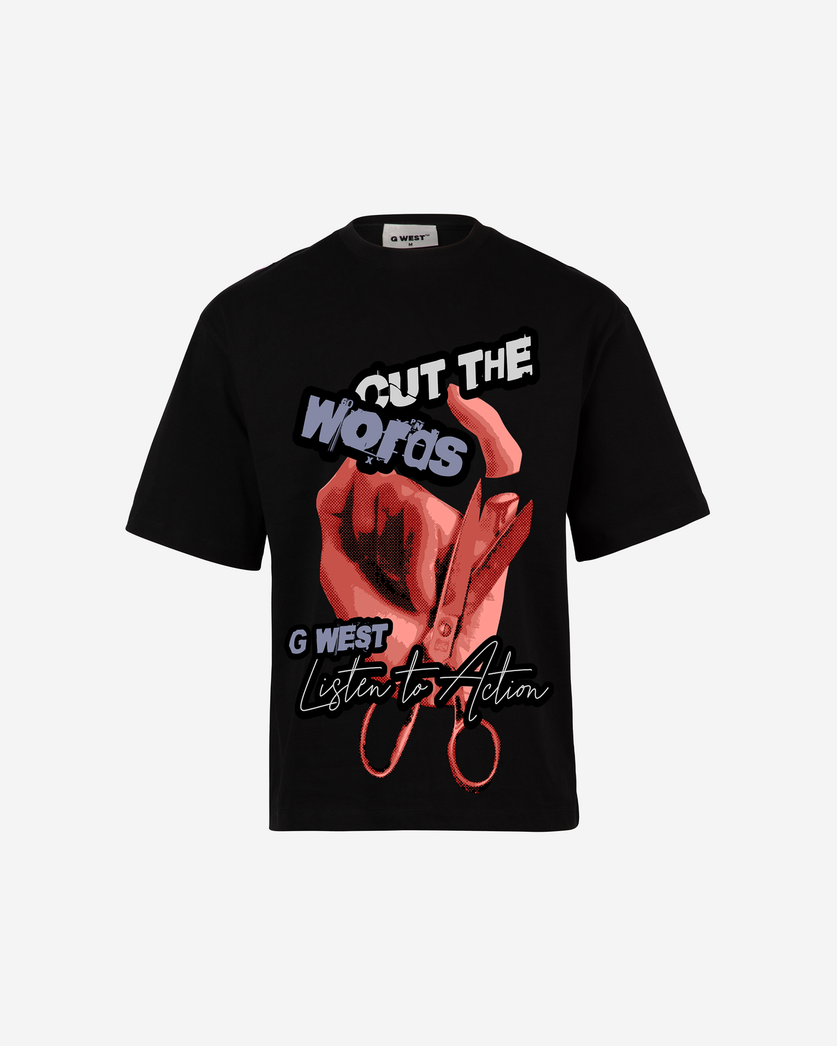 G-WEST ACTION OVERSIZED TEE