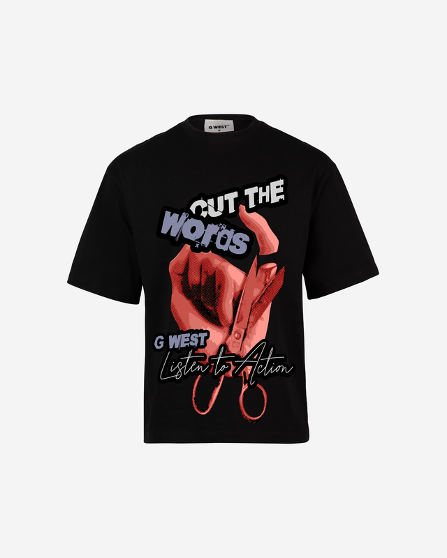 G-WEST ACTION OVERSIZED TEE