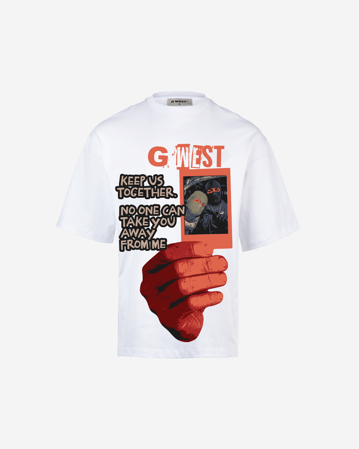 G-WEST KEEP VS TOGETHER OVERSIZED TEE