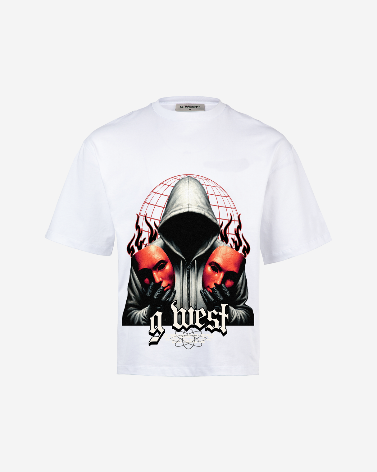 G-WEST DOUBLE FACED OVERSIZED TEE