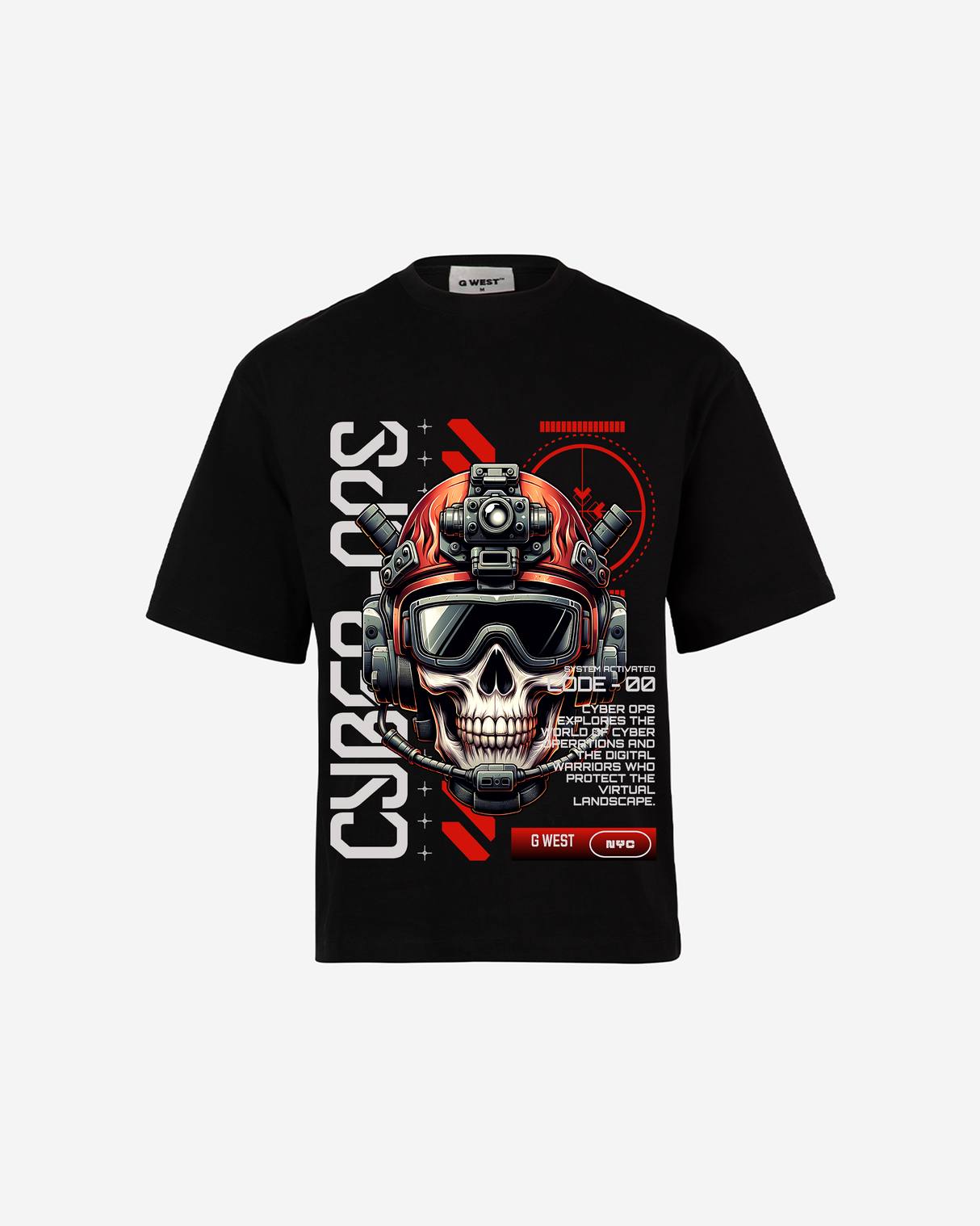 G-WEST CYBER OVERSIZED TEE