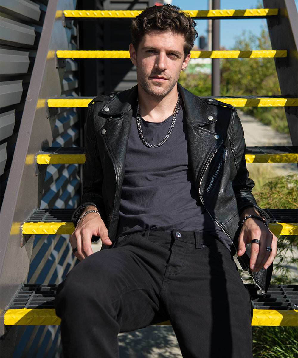 Oxidized Cuban Link Chain Necklace