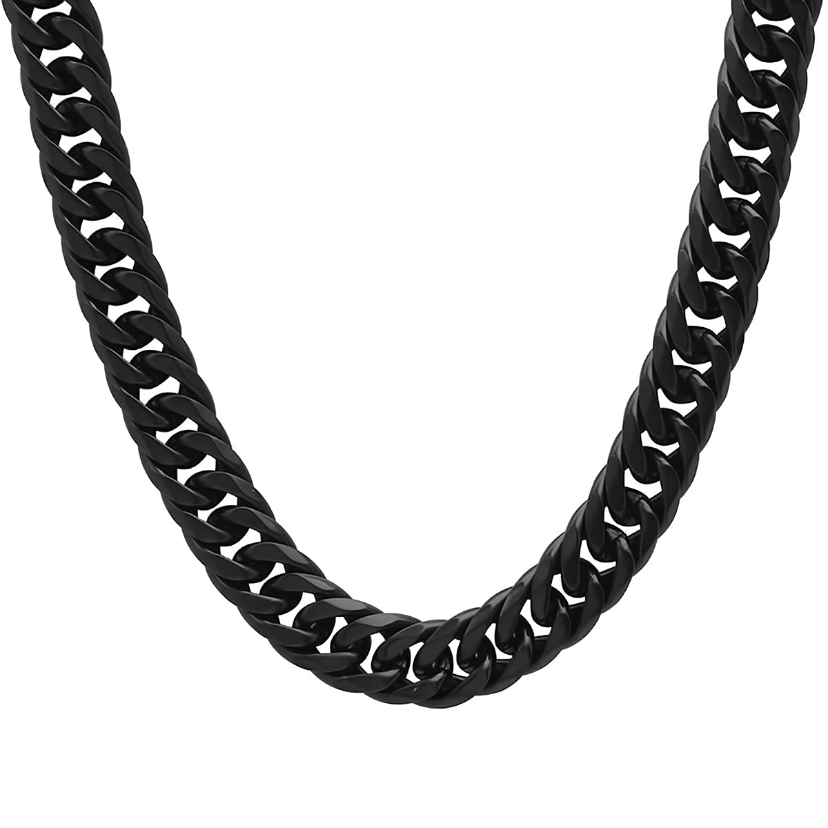 Oxidized Cuban Link Chain Necklace