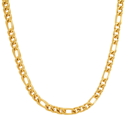 Super Slim 3D Figaro/Franco Chain Necklace