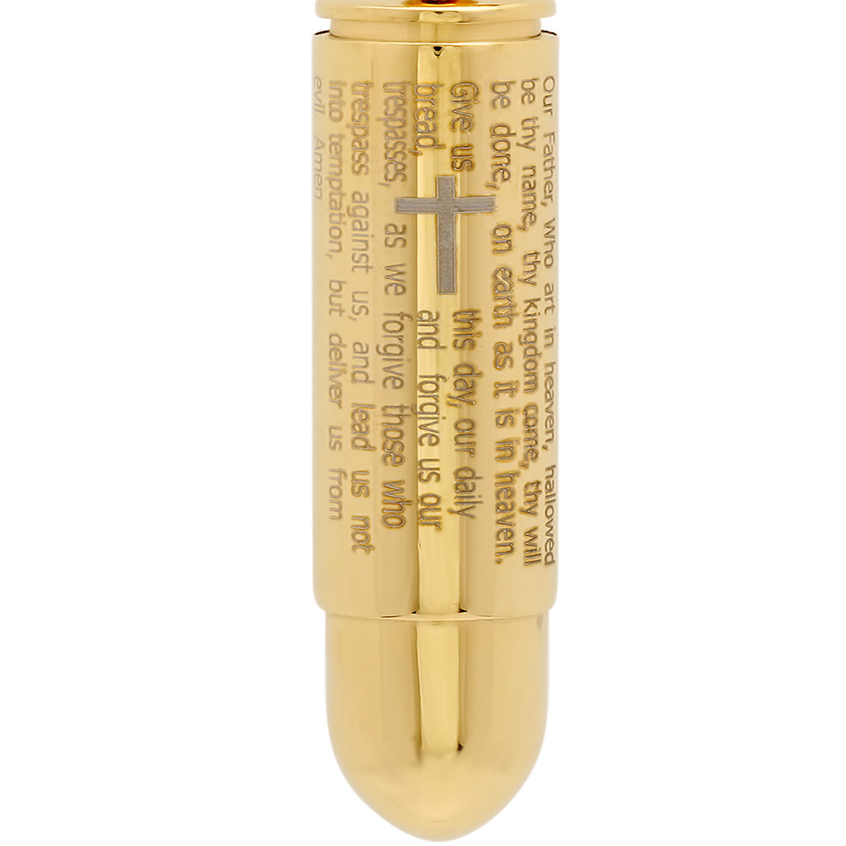 Lord's Prayer Bullet Pendant