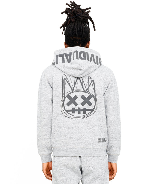 Cult - ZIP HOODY IN HEATHER GREY