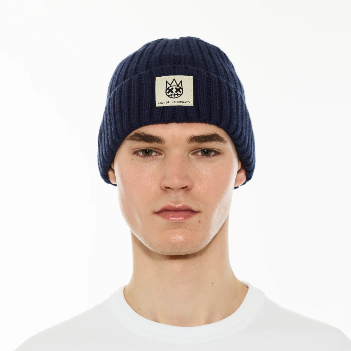 Cult Shimuchan Logo Knit Hat Beanies Multi Color