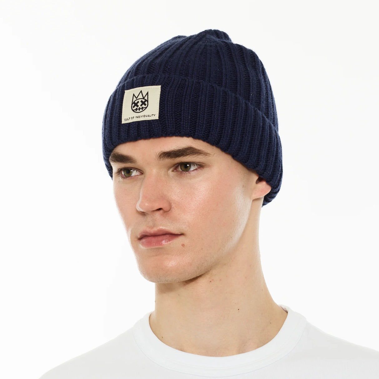 Cult Shimuchan Logo Knit Hat Beanies Multi Color