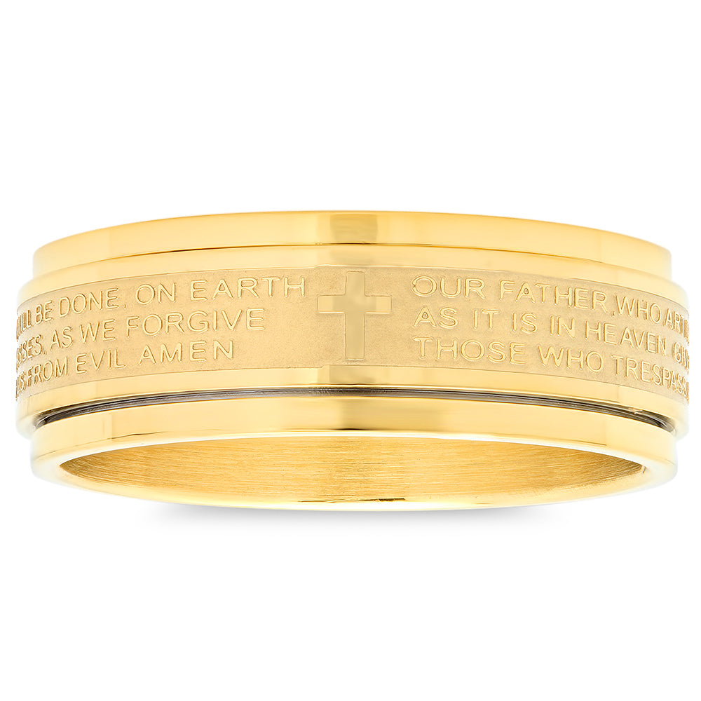 Lord's Prayer Structural Spinner Ring