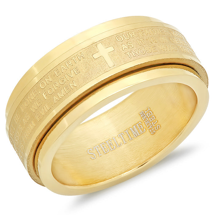 Lord's Prayer Structural Spinner Ring
