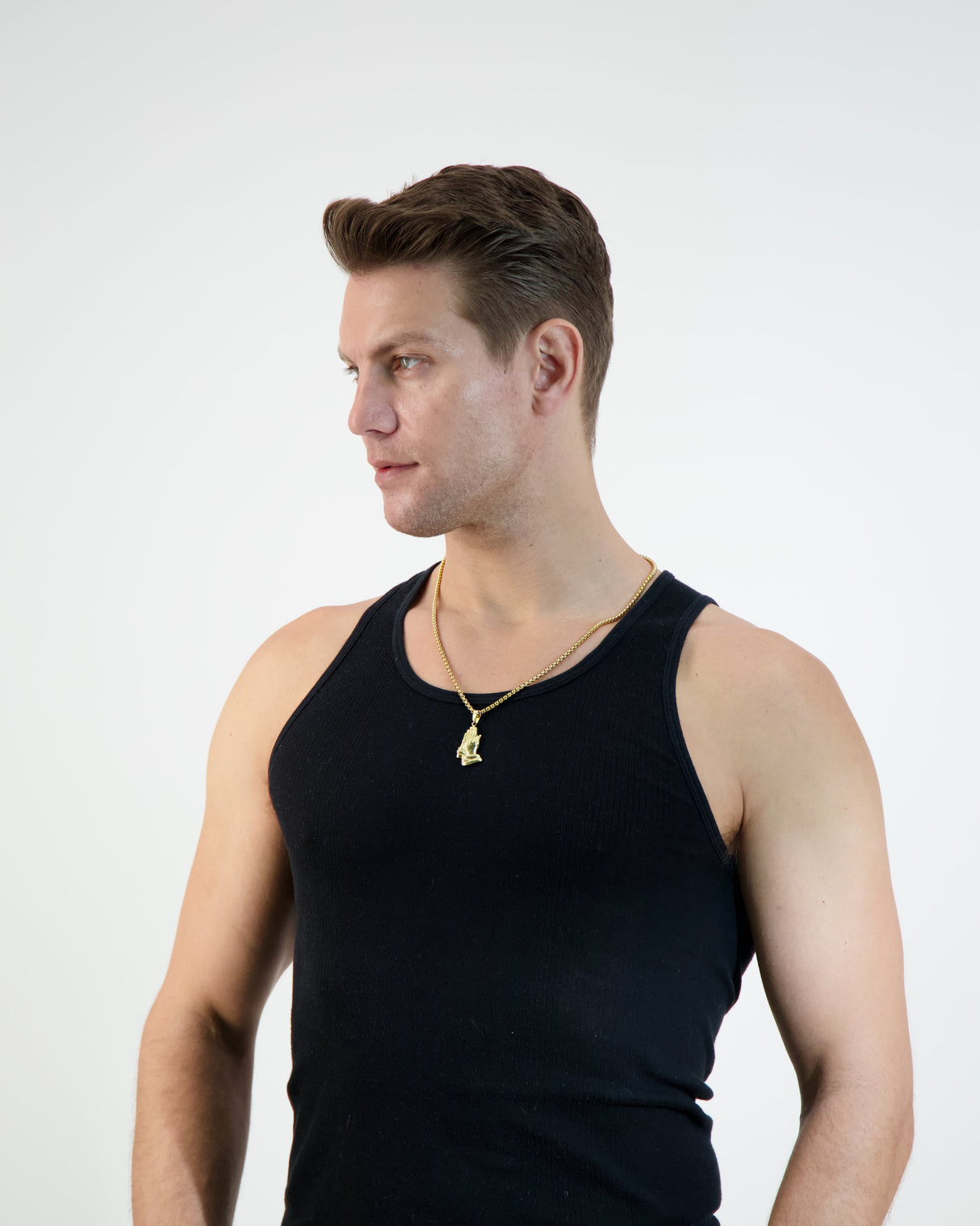 Bless Up Prayer Hands Pendant