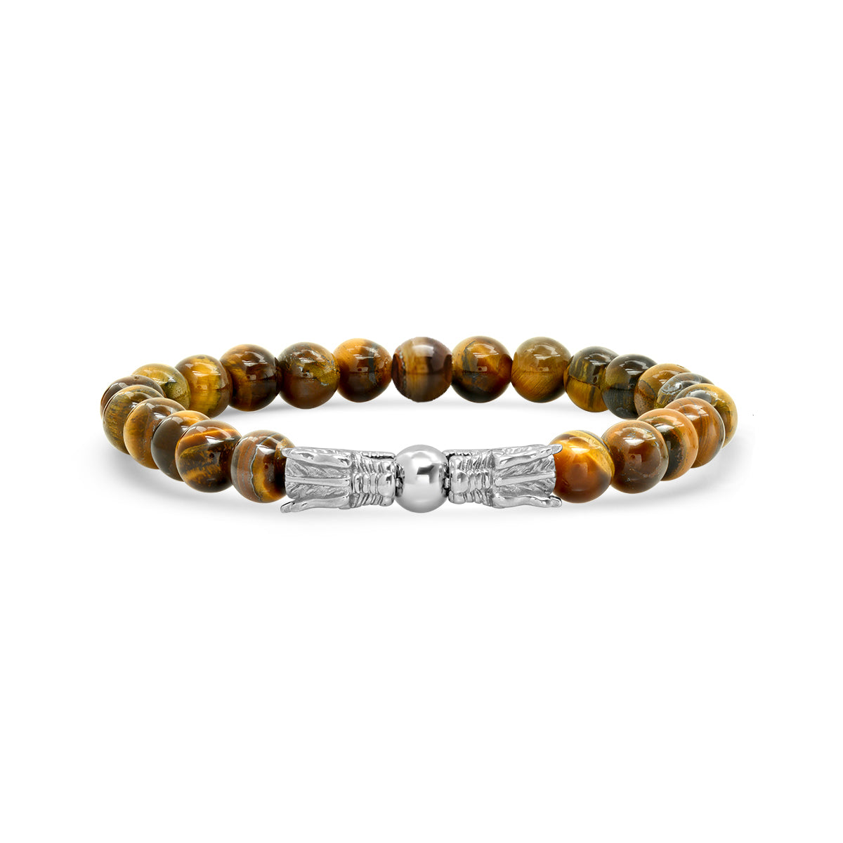 Dragon's Head Tiger Eye Stretch Bracelet