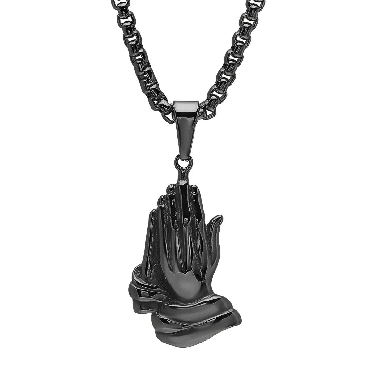 Bless Up Prayer Hands Pendant