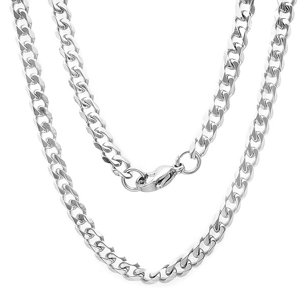Slim Cuban Chain Link Necklace