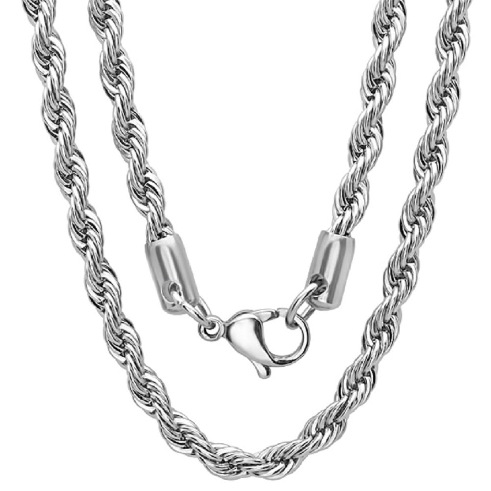 Twisted Rope Chain Necklace