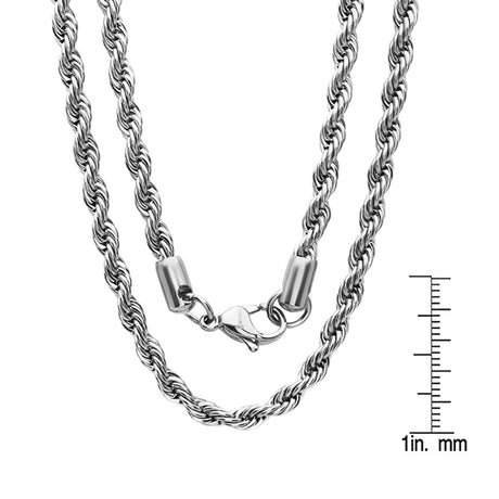 Twisted Rope Chain Necklace