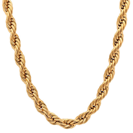 Twisted Rope Chain Necklace