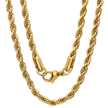 Twisted Rope Chain Necklace