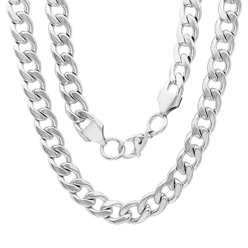 24 Inch Classic Cuban Link Chain Necklace