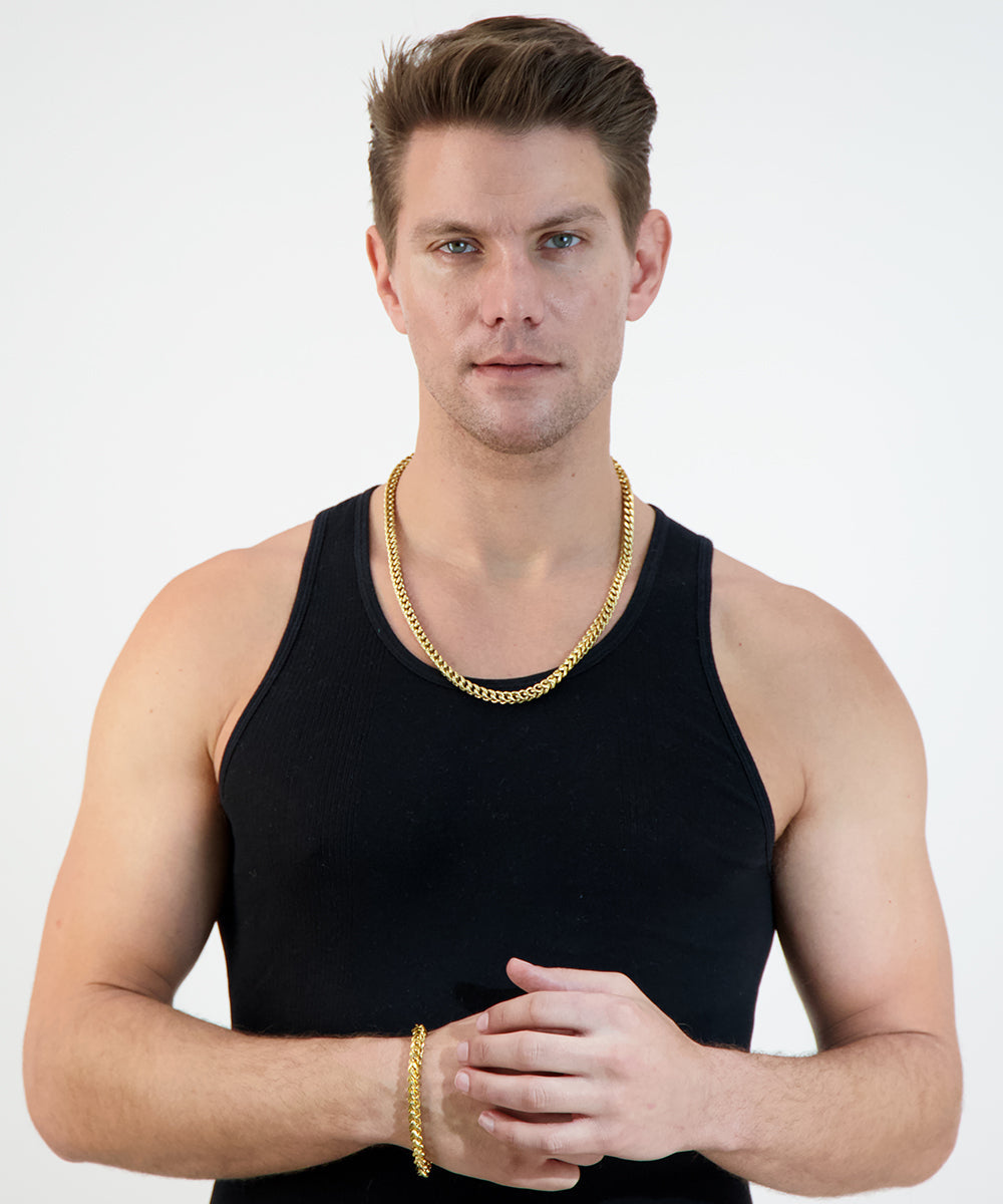 3D Franco Chain Necklace