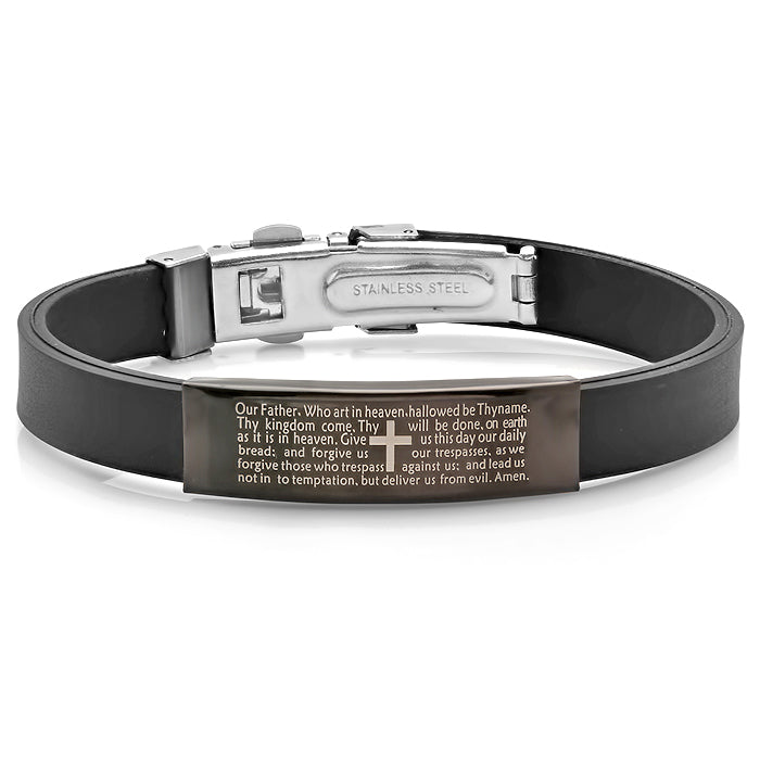 Lord's Prayer Lasso ID Bracelet
