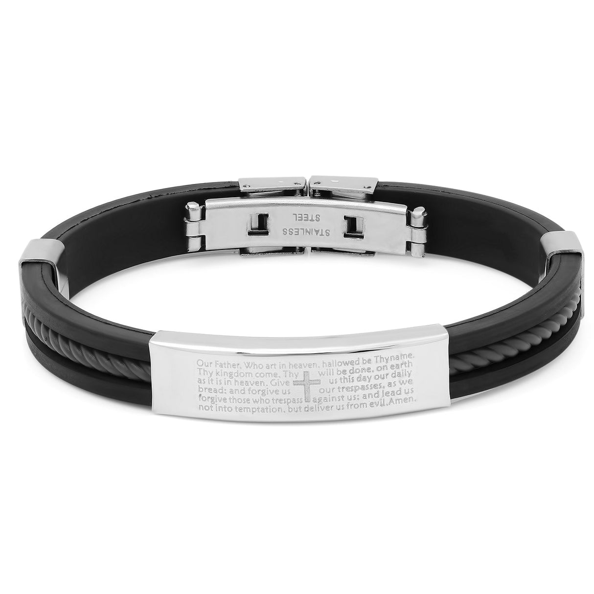 Lord's Prayer Lasso ID Bracelet