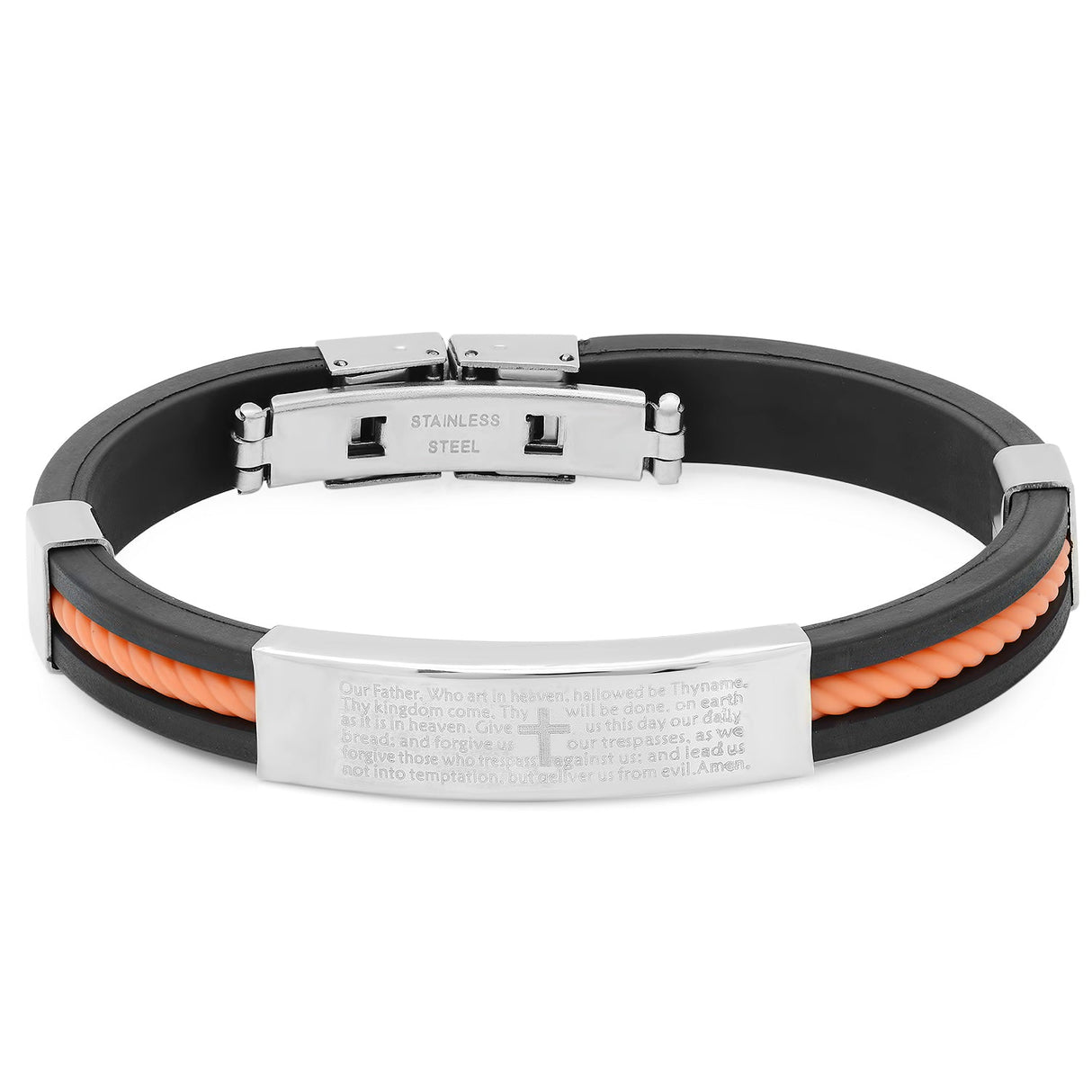 Lord's Prayer Lasso ID Bracelet