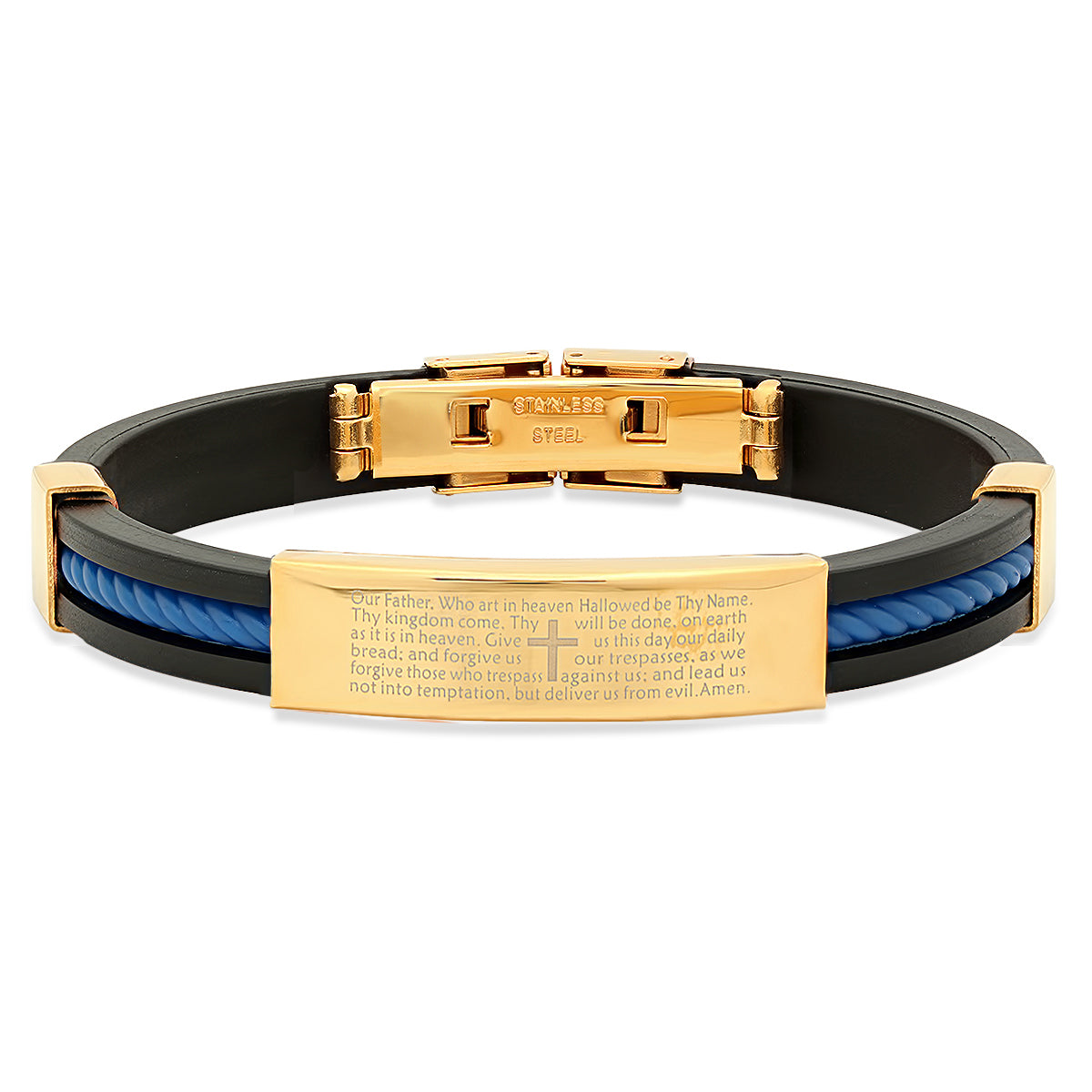 Lord's Prayer Lasso ID Bracelet