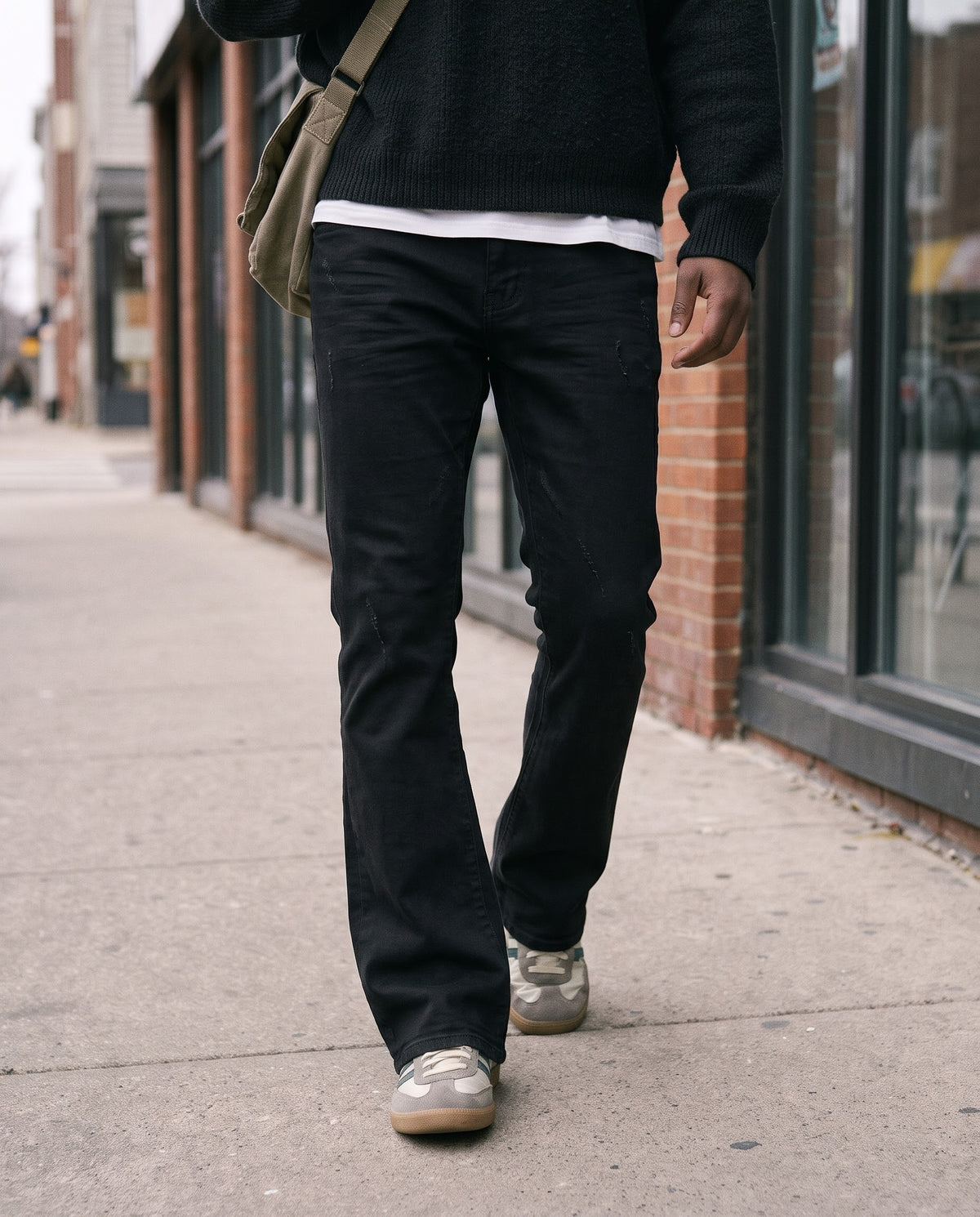 Pj Mark Premium Rip & Repair Stacked Jeans Multi Colors