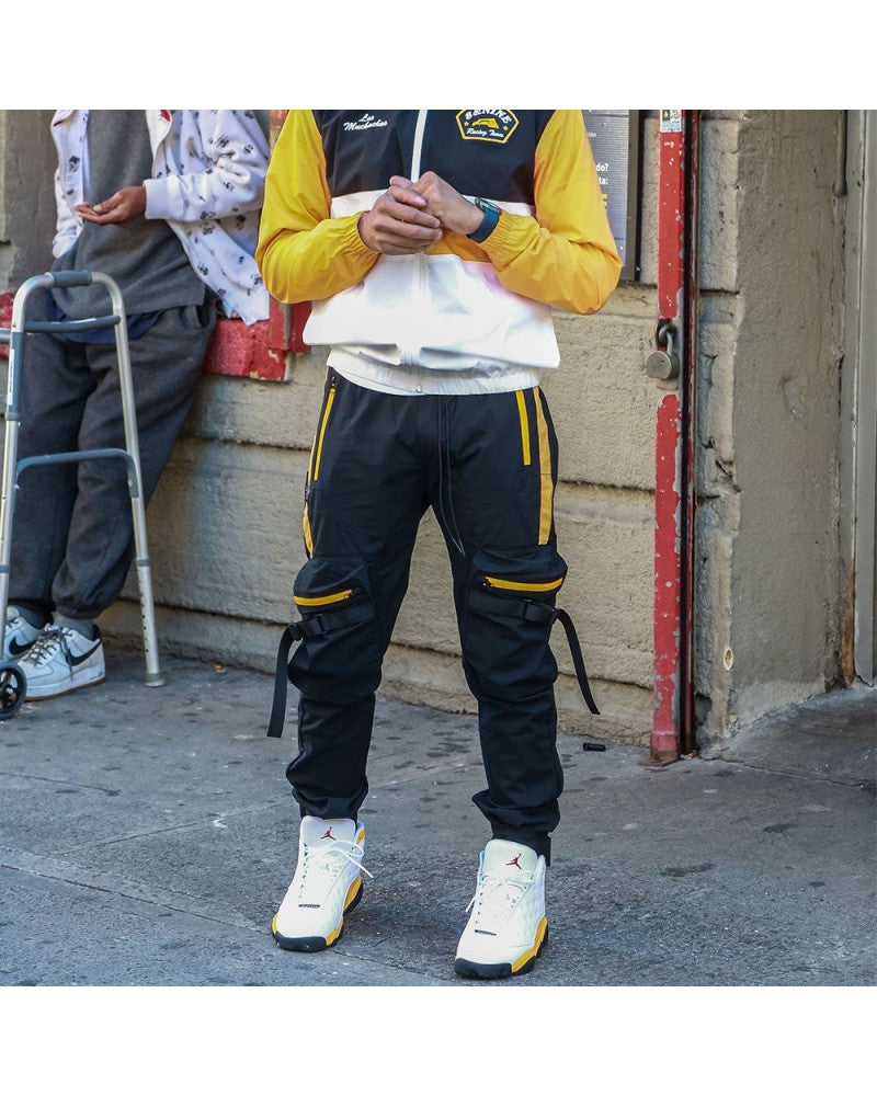 8&9 - Nylon Pants - Racing Team - Black/Yellow