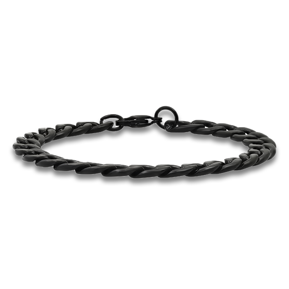 Black Ion Plated Cuban Link Bracelet