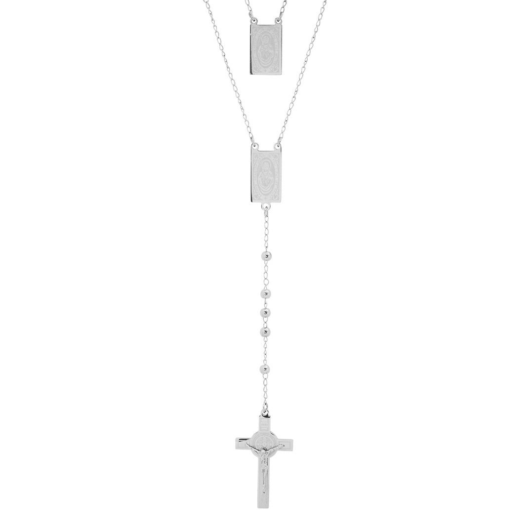 Stainless Steel Scapular Rosary