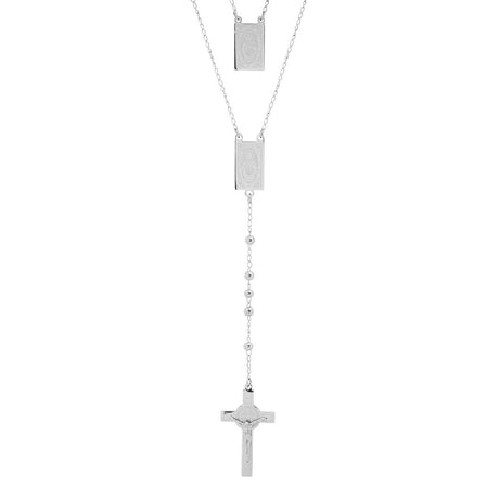 Stainless Steel Scapular Rosary