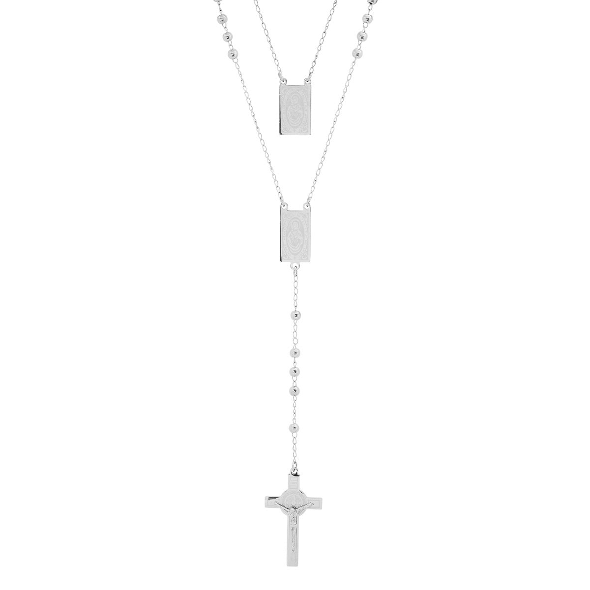 Stainless Steel Scapular Rosary