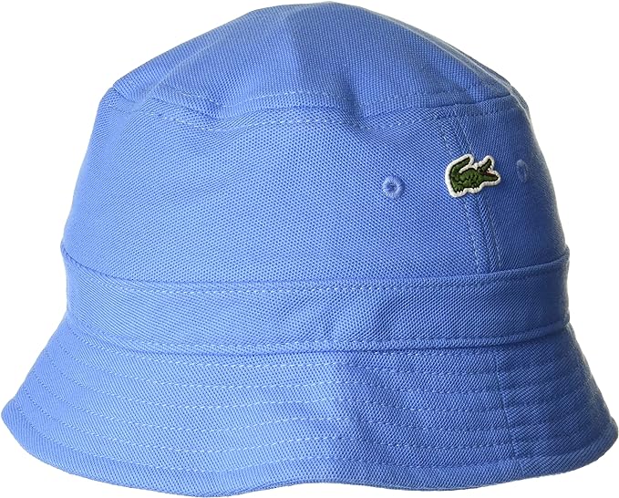 Lacoste UNISEX ORGANIC COTTON BUCKET HAT BLUE