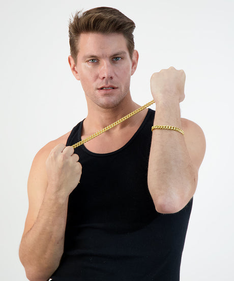 XL Cuban Link Super Deluxe Iced Out Lock Necklace