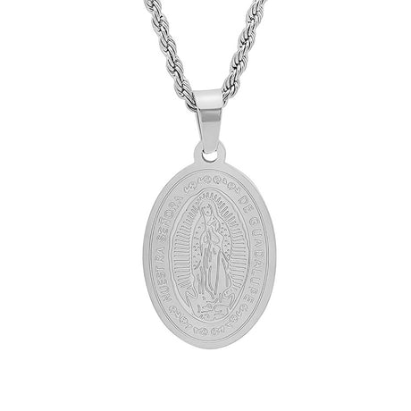 Oval Religious Pendant