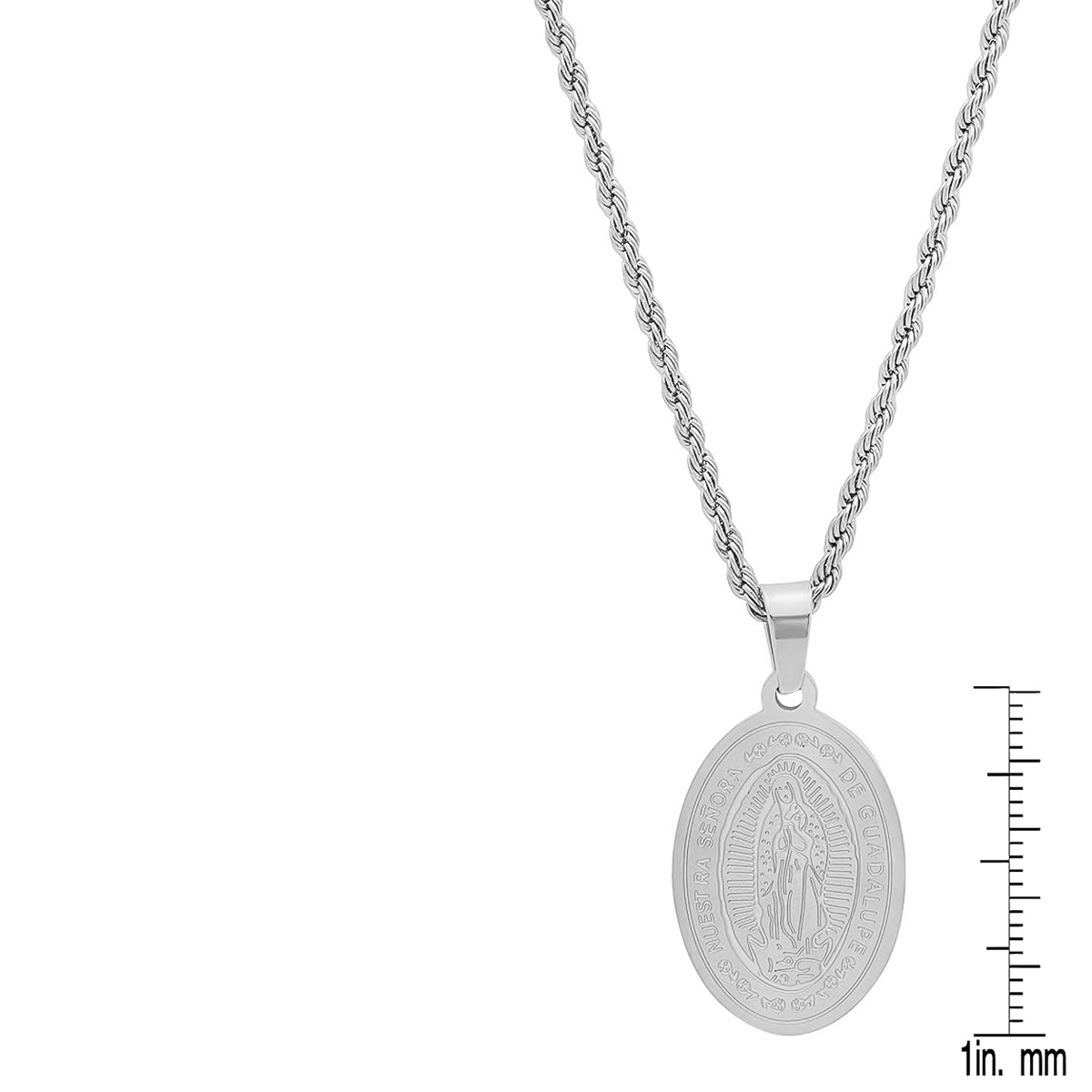 Oval Religious Pendant
