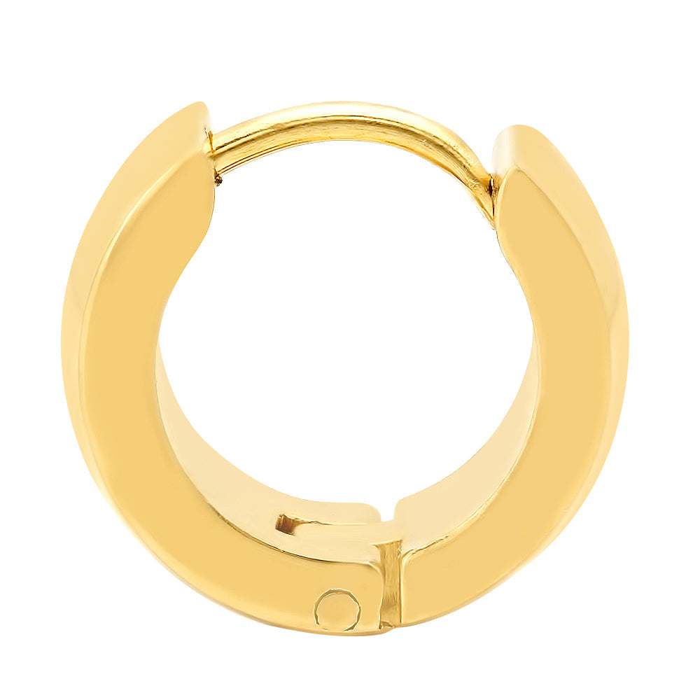 Huggie Wide Band Hoops