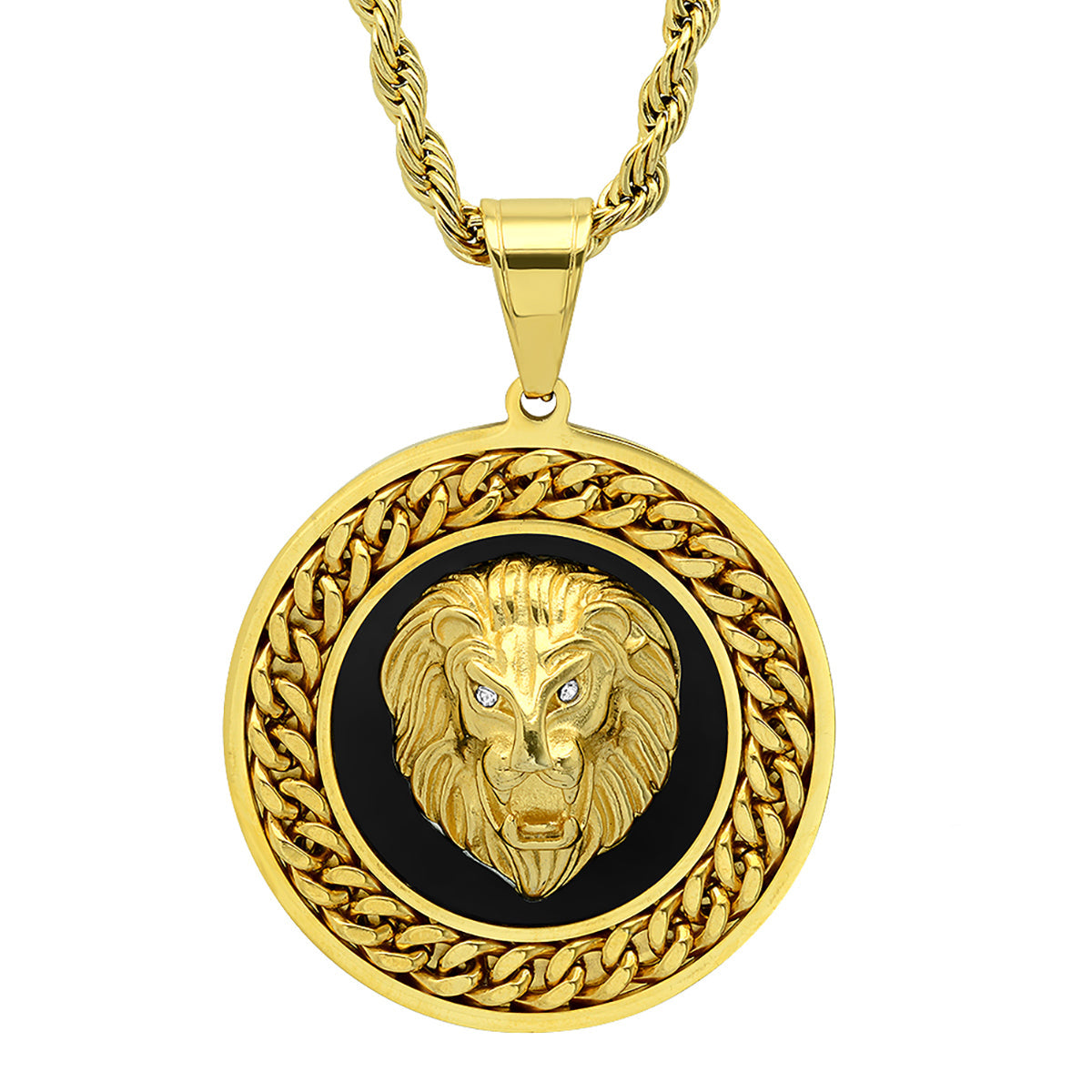 Lion's Head Statement Pendant