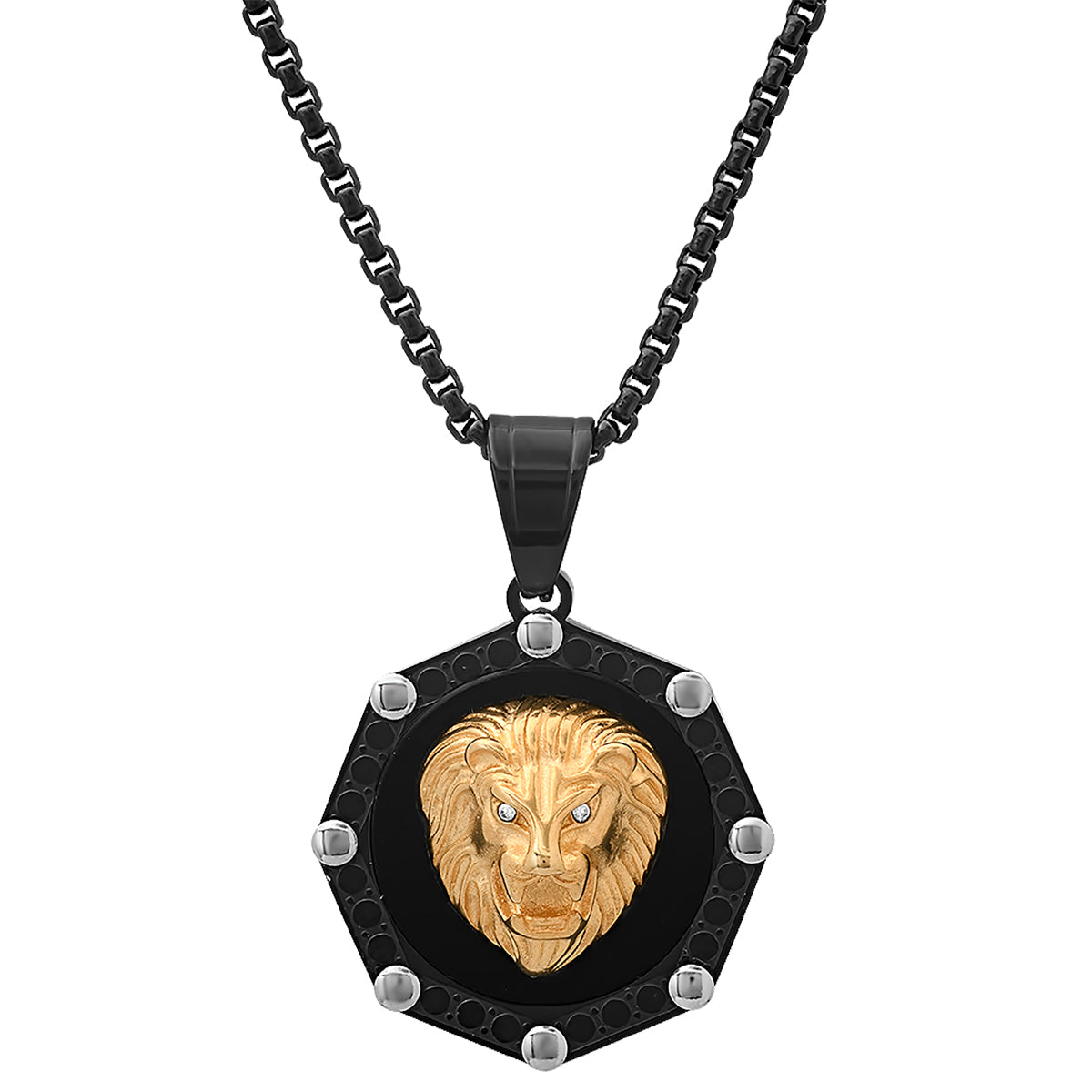 Lion's Head Statement Pendant