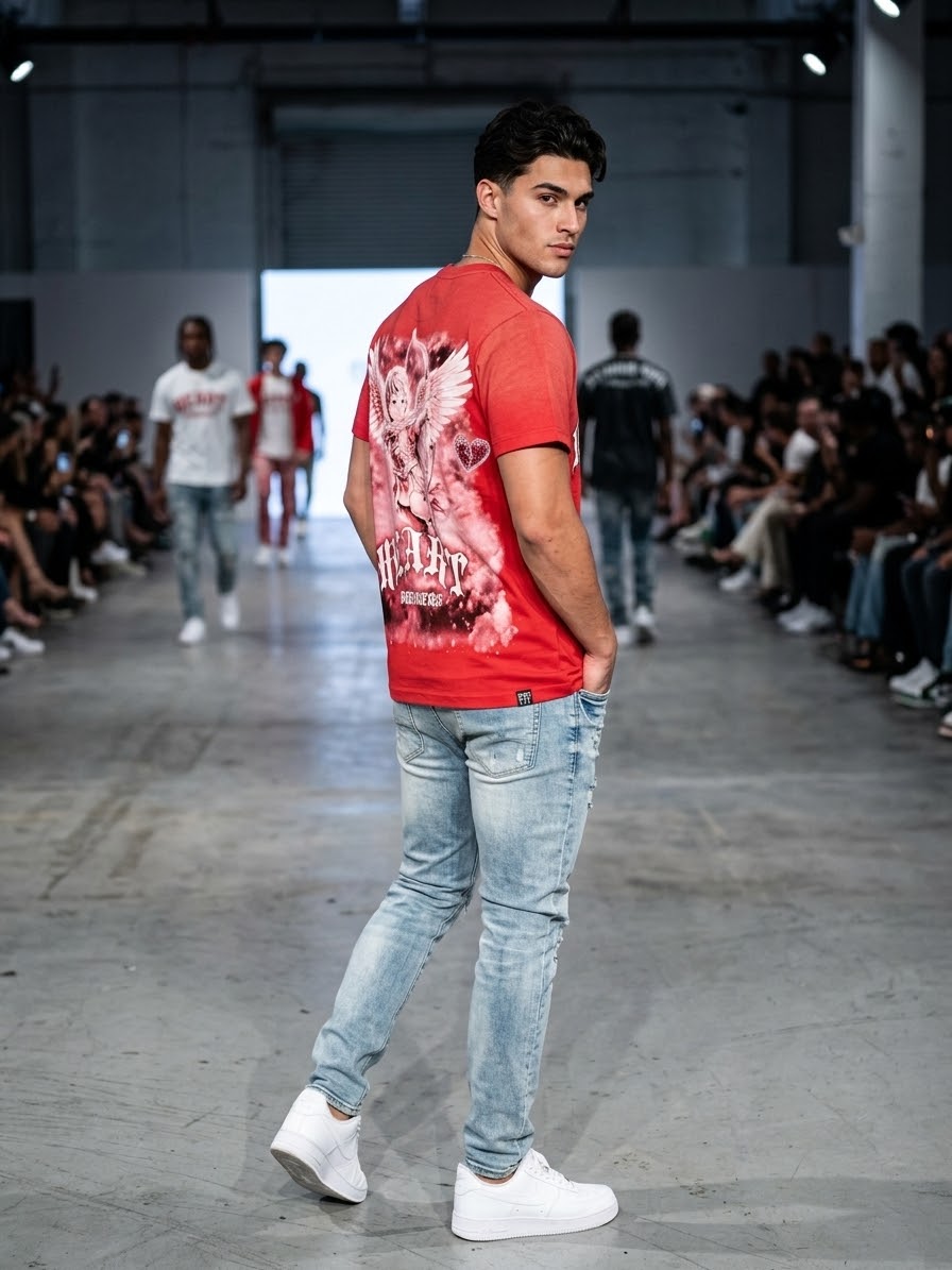 Denim City Heart Breaker T-Shirt Multi Colors