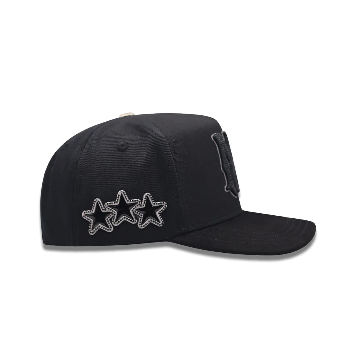 Big Boss Amr Grey Rhinestone Crystal Black