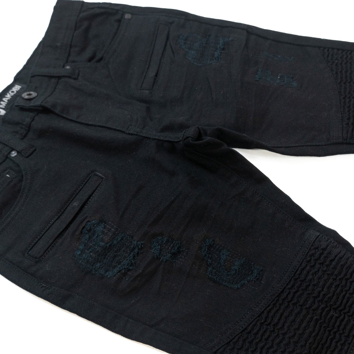 Makobi B1786 KIDS Rick Biker Jeans 2024 - Black Black