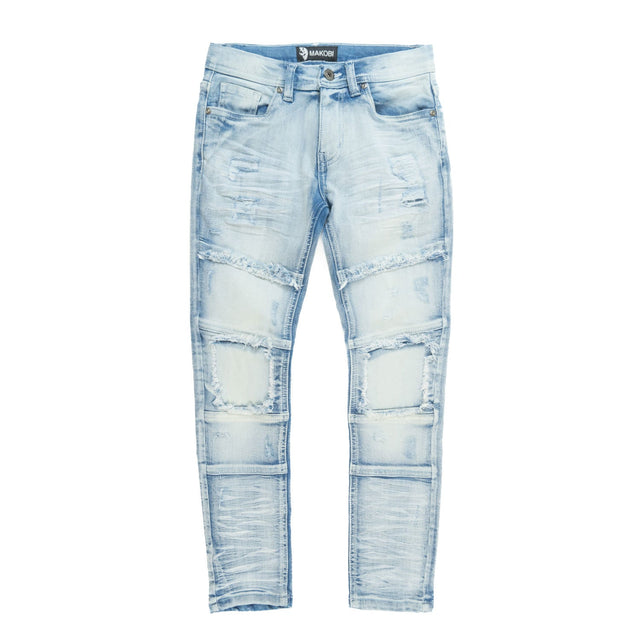 Makobi B1967 Noah KIDS Jeans - Light Wash